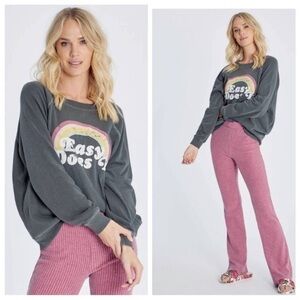 Wildfox Easy Does It Sweatshirt Size Large